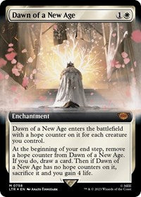 Dawn of a New Age (Extended Art) (Surge Foil) (758) [Universes Beyond: The Lord of the Rings: Tales of Middle-earth]