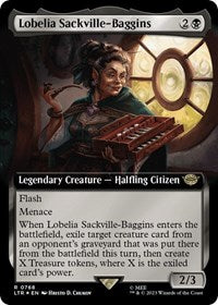 Lobelia Sackville-Baggins (Extended Art) (Surge Foil) (768) [Universes Beyond: The Lord of the Rings: Tales of Middle-earth]