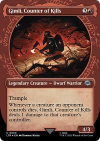 Gimli, Counter of Kills (Showcase) (Surge Foil) (804) [Universes Beyond: The Lord of the Rings: Tales of Middle-earth]