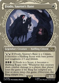 Frodo, Sauron's Bane (Showcase) (Surge Foil) (796) [Universes Beyond: The Lord of the Rings: Tales of Middle-earth]