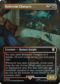 Rohirrim Chargers (Borderless) (Surge Foil) (540) [Commander: The Lord of the Rings: Tales of Middle-earth]