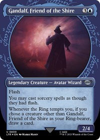Gandalf, Friend of the Shire (Showcase) (Surge Foil) (800) [Universes Beyond: The Lord of the Rings: Tales of Middle-earth]