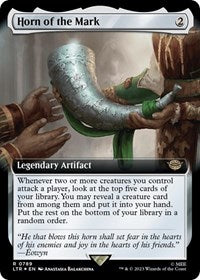 Horn of the Mark (Extended Art) (Surge Foil) (789) [Universes Beyond: The Lord of the Rings: Tales of Middle-earth]