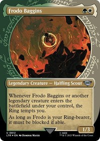 Frodo Baggins (Showcase) (Surge Foil) (812) [Universes Beyond: The Lord of the Rings: Tales of Middle-earth]