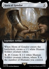 Horn of Gondor (Extended Art) (Surge Foil) (788) [Universes Beyond: The Lord of the Rings: Tales of Middle-earth]