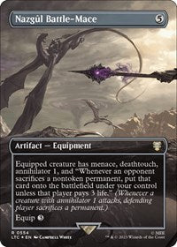 Nazgul Battle-Mace (Borderless) (Surge Foil) (554) [Commander: The Lord of the Rings: Tales of Middle-earth]