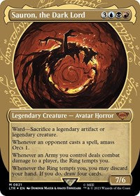 Sauron, the Dark Lord (Showcase) (Surge Foil) (821) [Universes Beyond: The Lord of the Rings: Tales of Middle-earth]