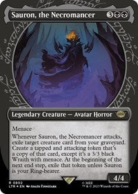 Sauron, the Necromancer (Showcase) (Surge Foil) (802) [Universes Beyond: The Lord of the Rings: Tales of Middle-earth]