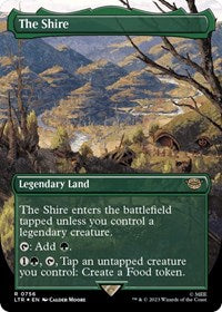 The Shire (Borderless) (Surge Foil) (756) [Universes Beyond: The Lord of the Rings: Tales of Middle-earth]