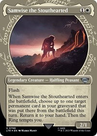 Samwise the Stouthearted (Showcase) (Surge Foil) (798) [Universes Beyond: The Lord of the Rings: Tales of Middle-earth]