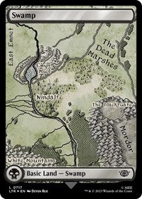 Swamp (0717) (Surge Foil) (717) [Universes Beyond: The Lord of the Rings: Tales of Middle-earth]