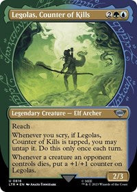 Legolas, Counter of Kills (Showcase) (Surge Foil) (816) [Universes Beyond: The Lord of the Rings: Tales of Middle-earth]