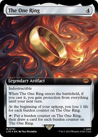 The One Ring (Extended Art) (Surge Foil) (791) [Universes Beyond: The Lord of the Rings: Tales of Middle-earth]