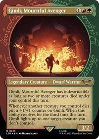 Gimli, Mournful Avenger (Showcase) (Surge Foil) (815) [Universes Beyond: The Lord of the Rings: Tales of Middle-earth]