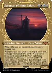 Saruman of Many Colors (Showcase) (Surge Foil) (820) [Universes Beyond: The Lord of the Rings: Tales of Middle-earth]