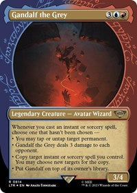 Gandalf the Grey (Showcase) (Surge Foil) (814) [Universes Beyond: The Lord of the Rings: Tales of Middle-earth]