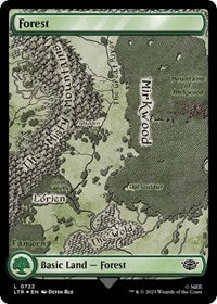 Forest (0722) (Surge Foil) (722) [Universes Beyond: The Lord of the Rings: Tales of Middle-earth]