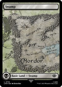Swamp (0718) (Surge Foil) (718) [Universes Beyond: The Lord of the Rings: Tales of Middle-earth]