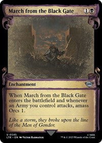 March from the Black Gate (Showcase Scrolls) (545) [Universes Beyond: The Lord of the Rings: Tales of Middle-earth]