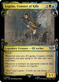Legolas, Counter of Kills (Showcase Scrolls) (663) [Universes Beyond: The Lord of the Rings: Tales of Middle-earth]