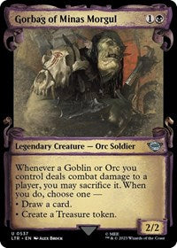 Gorbag of Minas Morgul (Showcase Scrolls) (537) [Universes Beyond: The Lord of the Rings: Tales of Middle-earth]