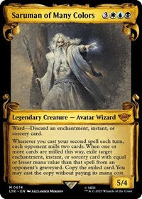 Saruman of Many Colors (Showcase Scrolls) (674) [Universes Beyond: The Lord of the Rings: Tales of Middle-earth]