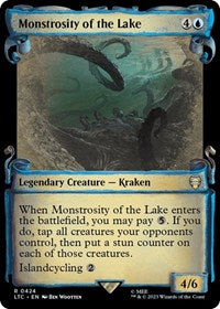 Monstrosity of the Lake (Showcase Scrolls) (424) [Commander: The Lord of the Rings: Tales of Middle-earth]