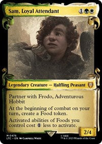 Sam, Loyal Attendant (Showcase Scrolls) (476) [Commander: The Lord of the Rings: Tales of Middle-earth]