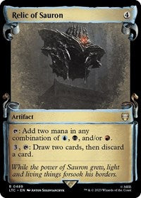 Relic of Sauron (Showcase Scrolls) (489) [Commander: The Lord of the Rings: Tales of Middle-earth]