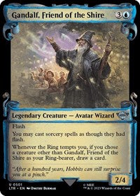 Gandalf, Friend of the Shire (Showcase Scrolls) (501) [Universes Beyond: The Lord of the Rings: Tales of Middle-earth]