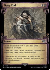 Nasty End (Showcase Scrolls) (550) [Universes Beyond: The Lord of the Rings: Tales of Middle-earth]