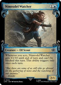 Nimrodel Watcher (Showcase Scrolls) (514) [Universes Beyond: The Lord of the Rings: Tales of Middle-earth]