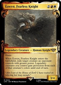 Eowyn, Fearless Knight (Showcase Scrolls) (652) [Universes Beyond: The Lord of the Rings: Tales of Middle-earth]