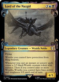 Lord of the Nazgul (Showcase Scrolls) (467) [Commander: The Lord of the Rings: Tales of Middle-earth]
