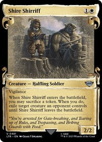 Shire Shirriff (Showcase Scrolls) (481) [Universes Beyond: The Lord of the Rings: Tales of Middle-earth]