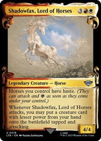 Shadowfax, Lord of Horses (Showcase Scrolls) (678) [Universes Beyond: The Lord of the Rings: Tales of Middle-earth]
