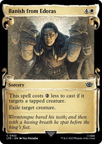 Banish from Edoras (Showcase Scrolls) (452) [Universes Beyond: The Lord of the Rings: Tales of Middle-earth]