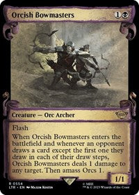 Orcish Bowmasters (Showcase Scrolls) (554) [Universes Beyond: The Lord of the Rings: Tales of Middle-earth]