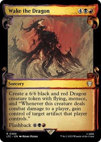 Wake the Dragon (Showcase Scrolls) (484) [Commander: The Lord of the Rings: Tales of Middle-earth]