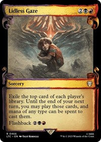 Lidless Gaze (Showcase Scrolls) (466) [Commander: The Lord of the Rings: Tales of Middle-earth]