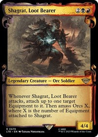 Shagrat, Loot Bearer (Showcase Scrolls) (679) [Universes Beyond: The Lord of the Rings: Tales of Middle-earth]