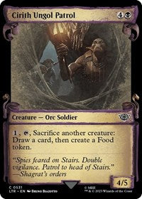 Cirith Ungol Patrol (Showcase Scrolls) (531) [Universes Beyond: The Lord of the Rings: Tales of Middle-earth]