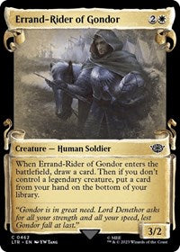 Errand-Rider of Gondor (Showcase Scrolls) (462) [Universes Beyond: The Lord of the Rings: Tales of Middle-earth]