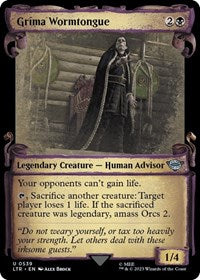 Grima Wormtongue (Showcase Scrolls) (539) [Universes Beyond: The Lord of the Rings: Tales of Middle-earth]