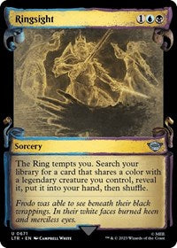 Ringsight (Showcase Scrolls) (671) [Universes Beyond: The Lord of the Rings: Tales of Middle-earth]