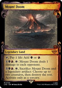 Mount Doom (Showcase Scrolls) (709) [Universes Beyond: The Lord of the Rings: Tales of Middle-earth]