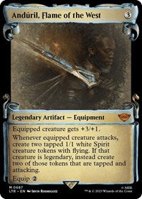 Anduril, Flame of the West (Showcase Scrolls) (687) [Universes Beyond: The Lord of the Rings: Tales of Middle-earth]