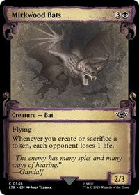 Mirkwood Bats (Showcase Scrolls) (546) [Universes Beyond: The Lord of the Rings: Tales of Middle-earth]