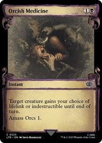 Orcish Medicine (Showcase Scrolls) (555) [Universes Beyond: The Lord of the Rings: Tales of Middle-earth]