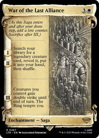 War of the Last Alliance (Showcase Scrolls) (487) [Universes Beyond: The Lord of the Rings: Tales of Middle-earth]
